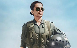 Kangna Ranaut in Bollywood action-drama film `Tejas`